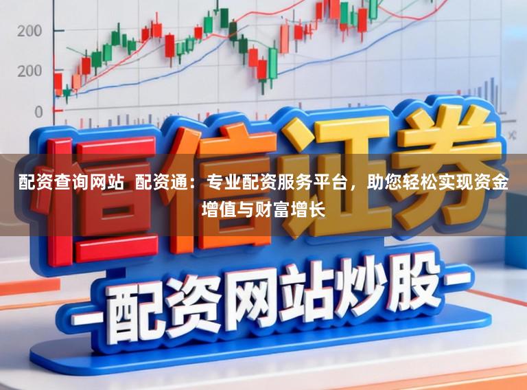 配资查询网站  配资通：专业配资服务平台，助您轻松实现资金增值与财富增长