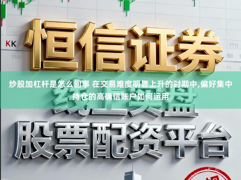 炒股加杠杆是怎么回事 在交易难度明显上升的时期中，偏好集中持仓的高确信账户如何运用