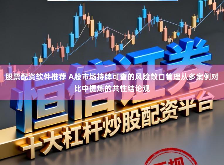 股票配资软件推荐 A股市场持牌可查的风险敞口管理从多案例对比中提炼的共性结论观